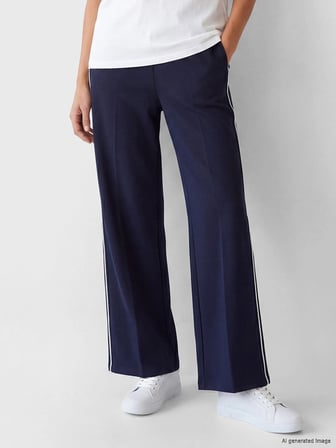 LCW Comfort Lacivert Beli Lastikli Soft Touch Kadın Eşofman Altı