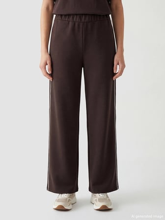 LCW Comfort Kahverengi Beli Lastikli Soft Touch Kadın Eşofman Altı