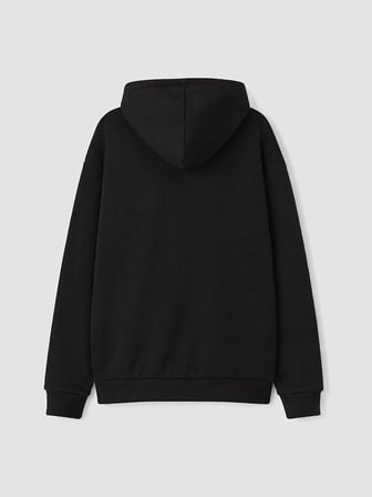 LCW Kids Siyah Kalın Erkek Çocuk Fermuarlı Sweatshirt