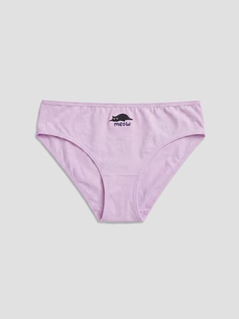 LCW Young Ekru Baskılı Bikini Külot 5'li