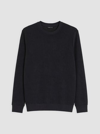 LCWAIKIKI Classic Antrasit Bisiklet Yaka Erkek Sweatshirt