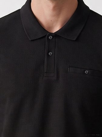 LCWAIKIKI Classic Antrasit Polo Yaka Erkek Sweatshirt
