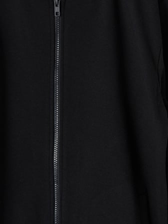 LCW Kids Siyah Kolej Yaka Erkek Çocuk Fermuarlı Sweatshirt