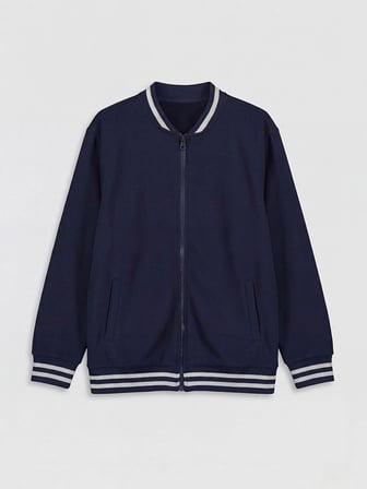 LCW Kids Lacivert Basic Uzun Kollu Erkek Çocuk Hırka