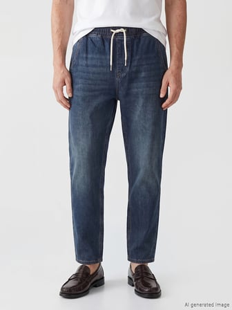 LCW Jeans Yeşil 710 Loose Fit Erkek Jean Pantolon