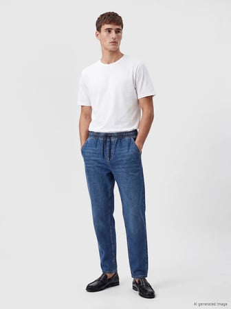 LCW Jeans İndigo Baggy Fit Erkek Jean Pantolon