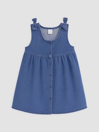 LCW baby İndigo Kız Bebek Elbise ve Tişört