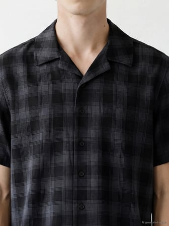 LC WAIKIKI Antrasit Regular Fit Ekose Erkek Pijama Takımı