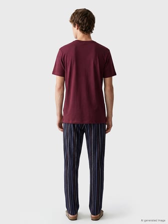 LC WAIKIKI Lacivert Regular Fit Erkek Pijama Takım
