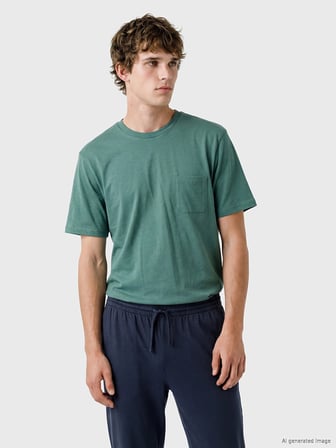 LC WAIKIKI Yeşil Regular Fit Erkek Pijama Takım
