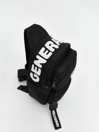 LCW ACCESSORIES Siyah Baskılı Erkek Sırt Çantası