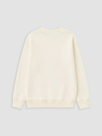 LCW Kids Ekru Kız Çocuk Baskılı Sweatshirt