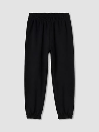 LCW Kids Siyah Kız Çocuk Jogger Eşofman Altı