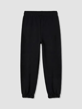LCW Kids Siyah Kız Çocuk Jogger Eşofman Altı