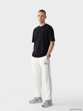 Kappa LC WAIKIKI Ekru Regular Fit Erkek Eşofman Altı