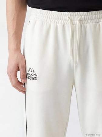 Kappa LC WAIKIKI Ekru Regular Fit Erkek Eşofman Altı