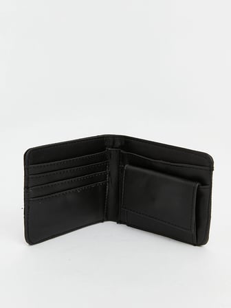 LCW ACCESSORIES Siyah Deri Görünümlü Erkek Cüzdan