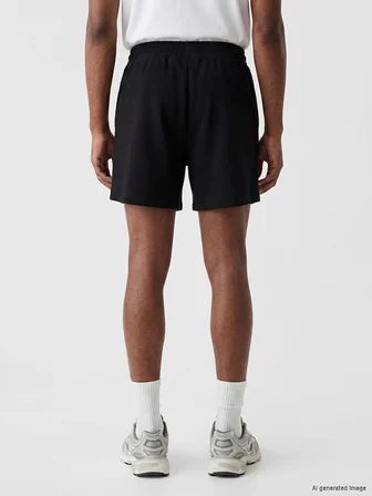 Kappa LC WAIKIKI Siyah Regular Fit Erkek Spor Şort