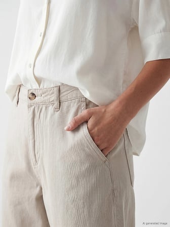LCW Jeans Gri Balloon Fit Kadın Jean Pantolon