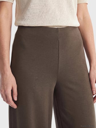LCW Modest Kahverengi Beli Lastikli Soft Touch Kadın Eşofman Altı