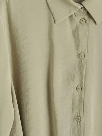 LCW EVERYDAY Haki Oversize Modal Karışımlı Kadın Gömlek Tunik