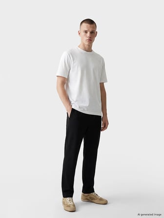 XSIDE Siyah Regular Fit Erkek Eşofman Altı