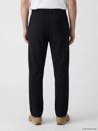XSIDE Siyah Regular Fit Erkek Eşofman Altı