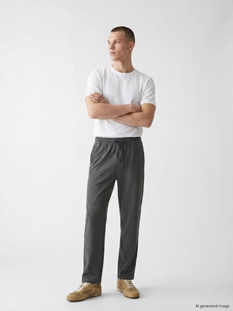 XSIDE Antrasit Regular Fit Erkek Eşofman Altı