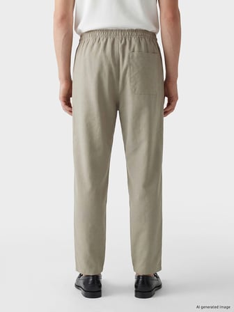 XSIDE Gri Relax Fit Erkek Pantolon