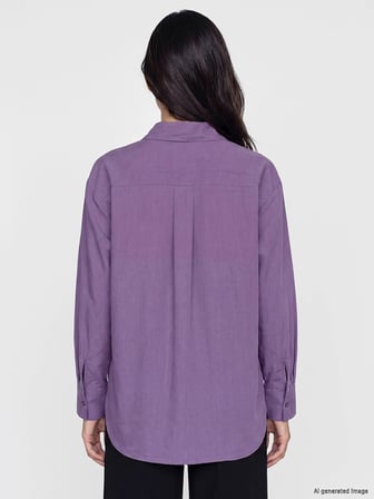 LCW Modest Lila Kadın Gömlek Tunik