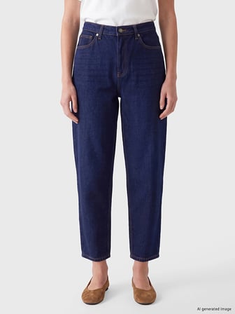 LCW Modest İndigo Barrel Jean