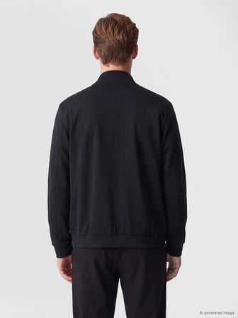 SOUTHBLUE Lacivert Dik Yaka Erkek Sweatshirt