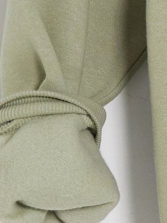SOUTHBLUE Yeşil Bisiklet Yaka Erkek Kalın Sweatshirt