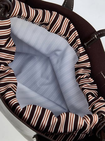 LCW ACCESSORIES Kahverengi Deri Görünümlü Kadın Omuz Çantası