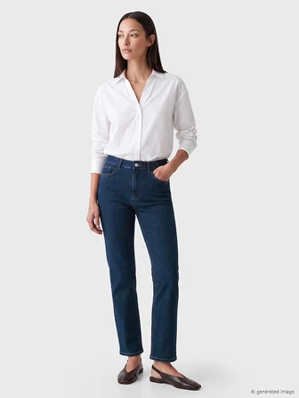 LCWAIKIKI Classic İndigo Flare Kadın Jean Pantolon