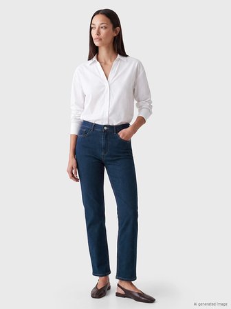 LCWAIKIKI Classic İndigo Flare Kadın Jean Pantolon