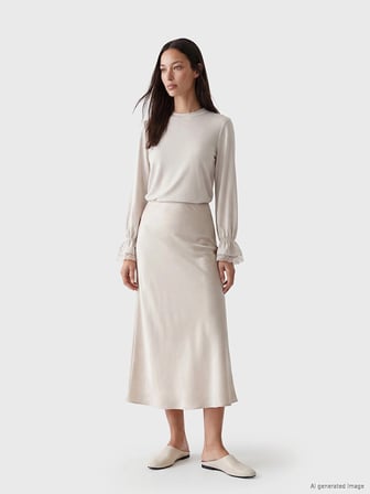 LCW EVERYDAY Gri Soft Touch Kadın Sweatshirt Tunik