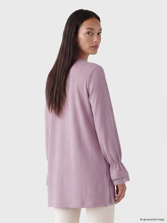 LCW EVERYDAY Lila Soft Touch Kadın Sweatshirt Tunik