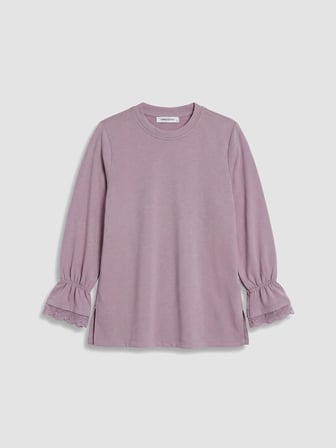 LCW EVERYDAY Lila Soft Touch Kadın Sweatshirt Tunik