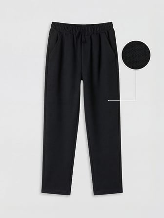 LCW Kids Siyah Regular Fit Erkek Çocuk Pantolon