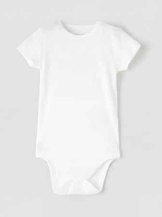 LCW baby Beyaz Erkek Bebek Çıtçıtlı Body 3'lü