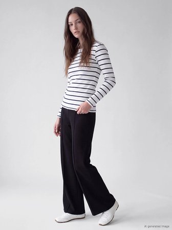 LCW Modest Siyah Soft Touch Kadın Eşofman Altı