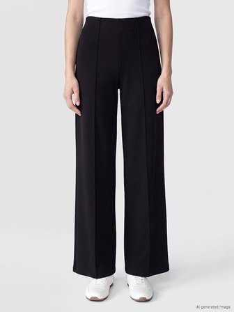 LCW Modest Siyah Soft Touch Kadın Eşofman Altı