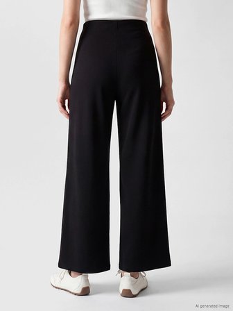 LCW Modest Siyah Soft Touch Kadın Eşofman Altı