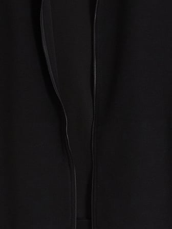 XSIDE Siyah Dik Yaka Erkek Fermuarlı Sweatshirt