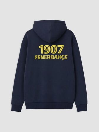 LCW Kids Lacivert Fenerbahçe Lisanslı Erkek Çocuk Fermuarlı Sweatshirt