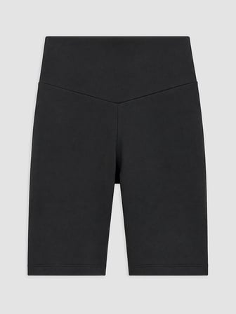 KOOR SPORT Siyah Beli Lastikli Kadın Spor Şort Tayt