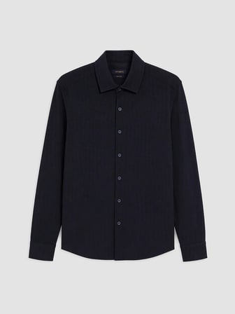 SOUTHBLUE Lacivert Slim Fit Gömlek Yaka Erkek Gömlek