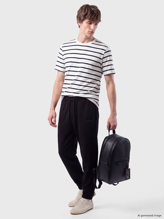 XSIDE Siyah Regular Fit Erkek Jogger Eşofman Altı