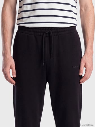 XSIDE Siyah Regular Fit Erkek Jogger Eşofman Altı